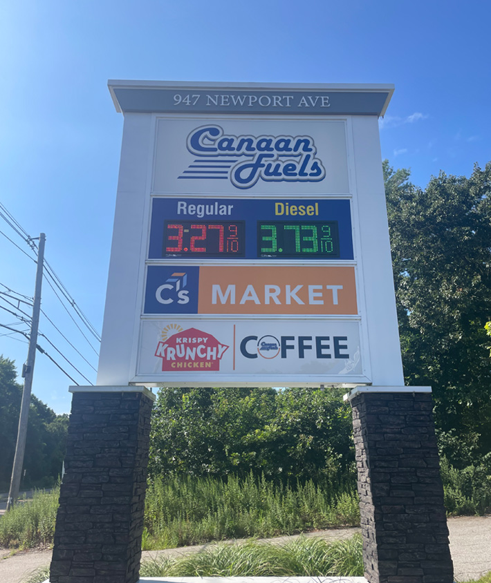 Canaan Fuels Sign